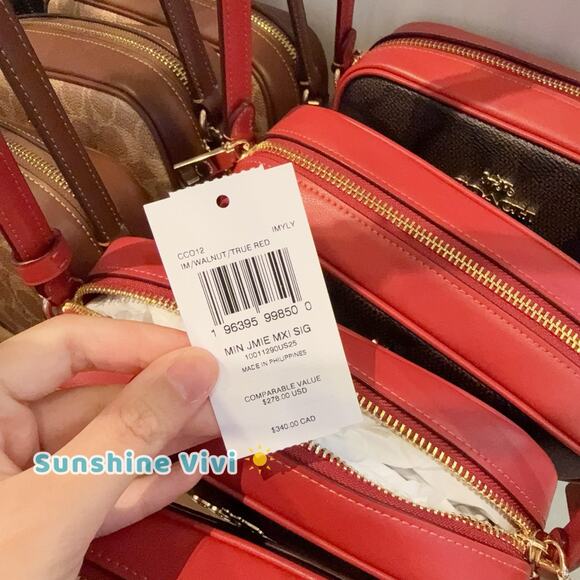 NWT Coach Coach Teri Shoulder Bag With Fringe CCC66, suede/Im/Vintage Brown - Picture 6 of 14